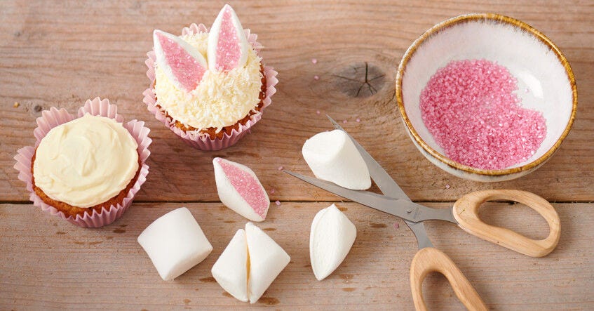 Hasenmuffins: Das einfache Osterrezept für süße Muffins