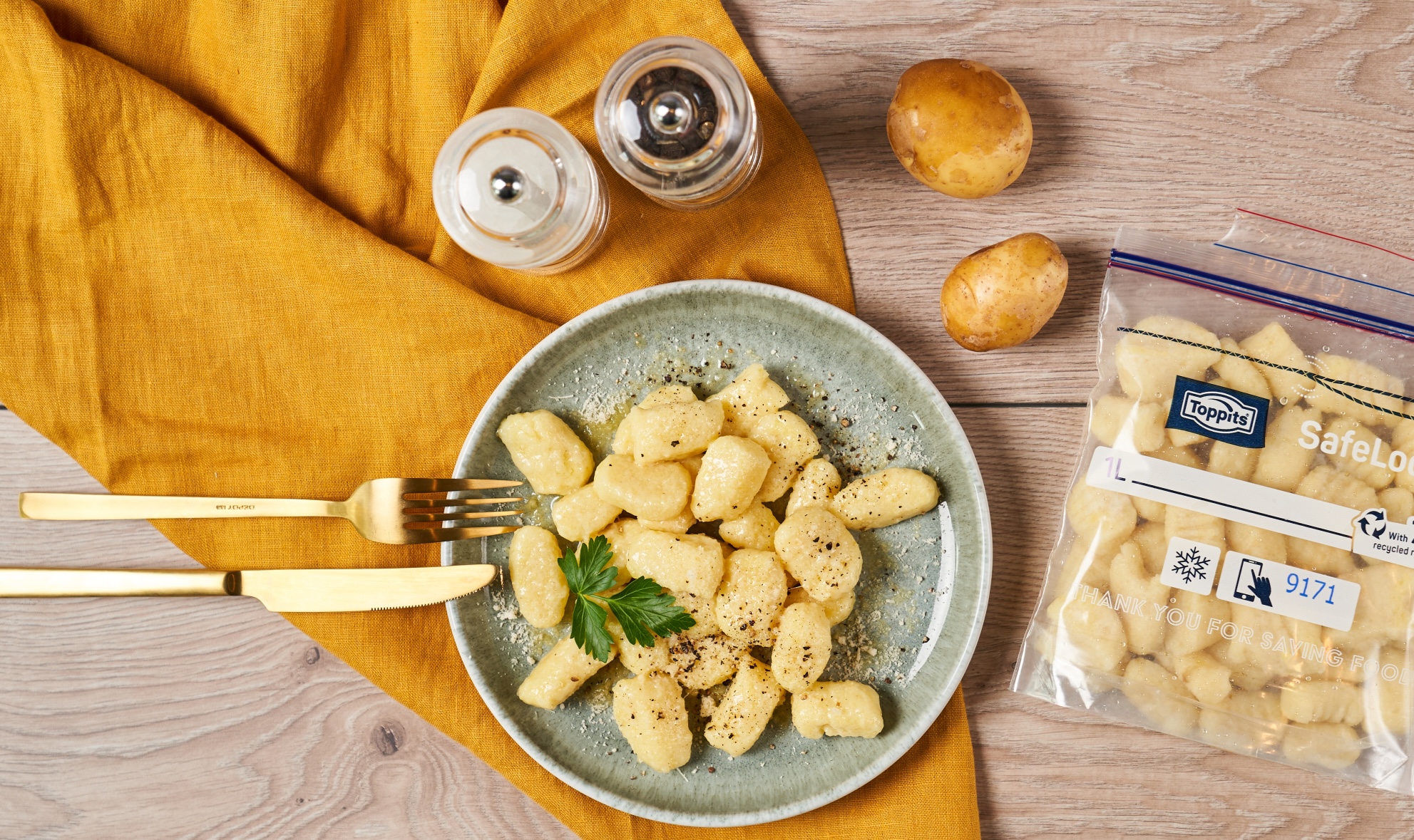 Italienischer Klassiker: Gnocchi aus übrig gebliebenen Kartoffeln