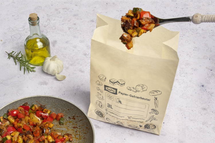 Toppits Paper Freezer Bags plastic free freezing